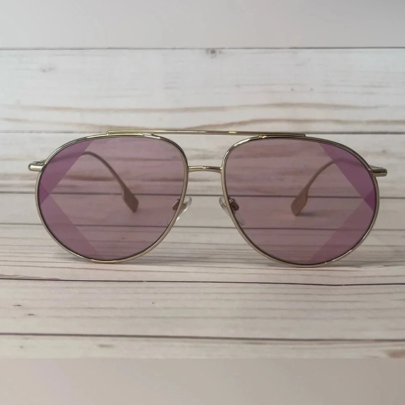 Rose and Light Gold Alice Burberry Women's Sunglasses - Picture 5 of 13